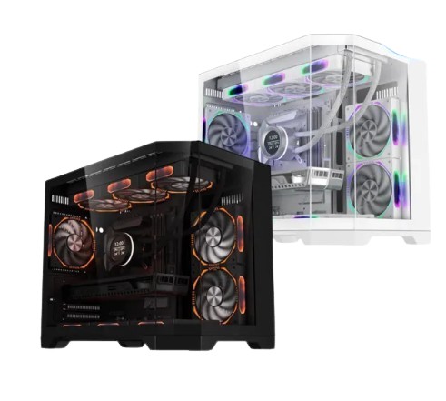 Spectra M-ATX Dual Chamber PC Case	  2