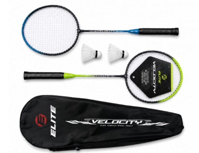 Badminton Racket Pair With Shuttlecock 	  1