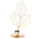 Landmark Gold Leaf Shape Votive Holder 1