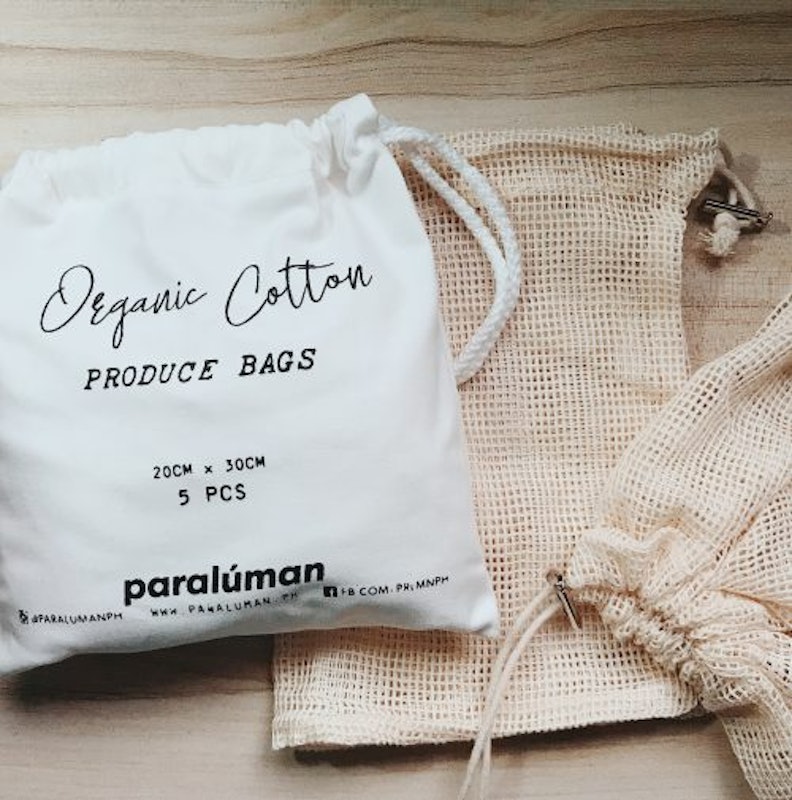 Organic Cotton Produce Bags 1