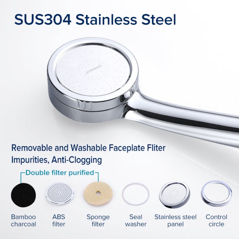 High Pressure Charcoal Filtered Rainfall Shower Head 4