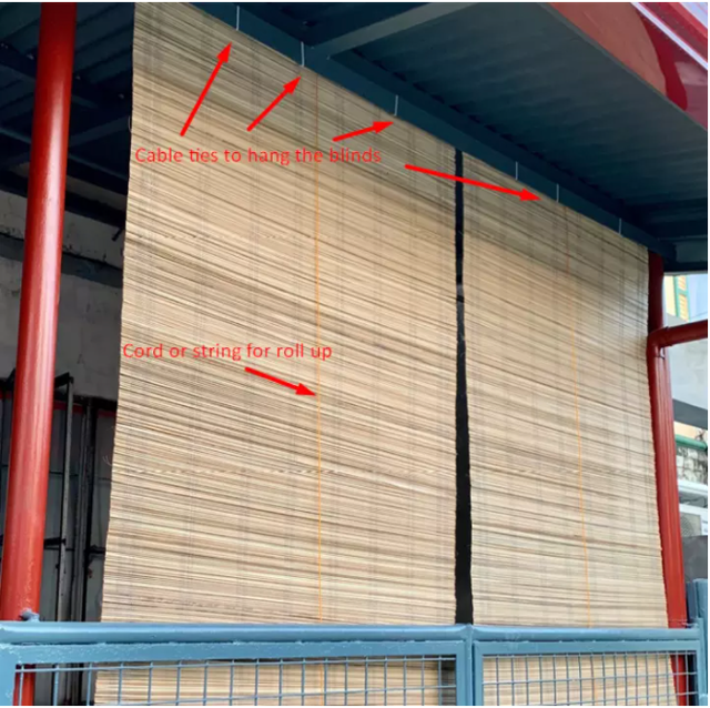 Roll Up Buri Blinds 6