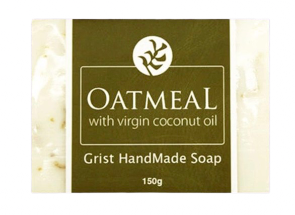 Oatmeal with Virgin Coconut Oil Grist Handmade Soap 1