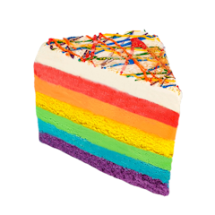 Rainbow Ice Cream Cake