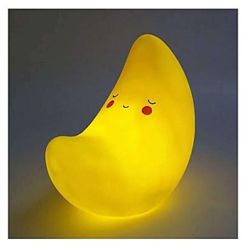 Cute Moon Face Soft Vinyl LED Night Ligh 1