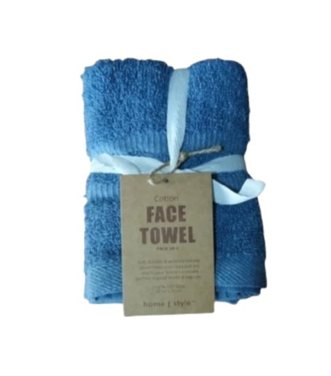 Cotton Face Towel	  	 1