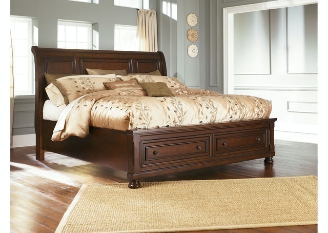 Porter Queen Sleigh Storage Bed 2