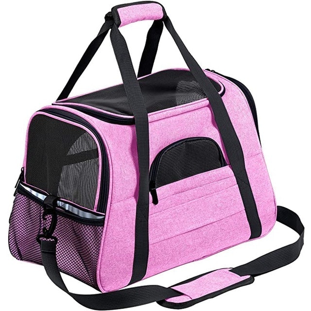Soft Sided Mesh Pet Carrier Bag 3