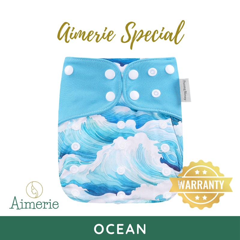 3D Gusset Special Cloth Diaper 6