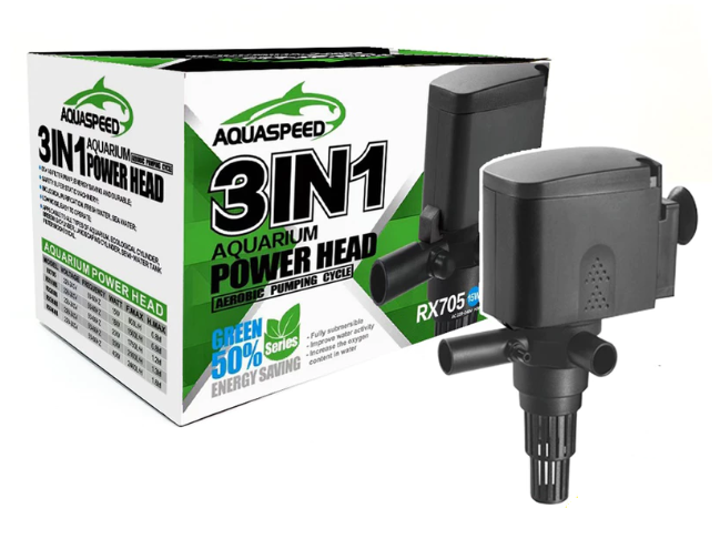 Aquarium Power Head 3-in-1 Aerobic Pumping Cycle 	 1