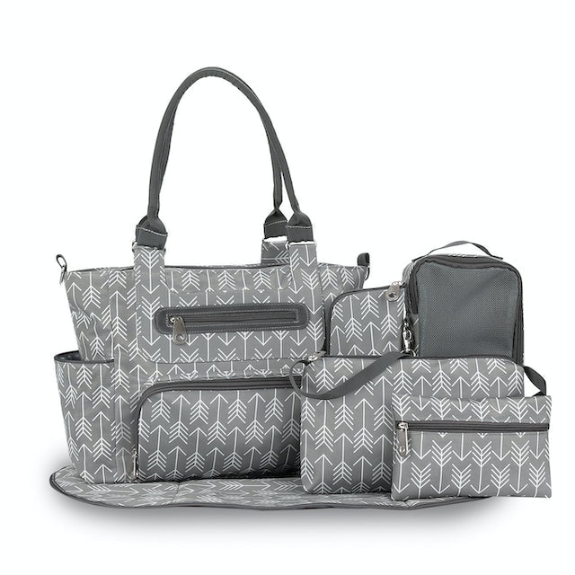 Baby Diaper Bag 7 Piece Set 4