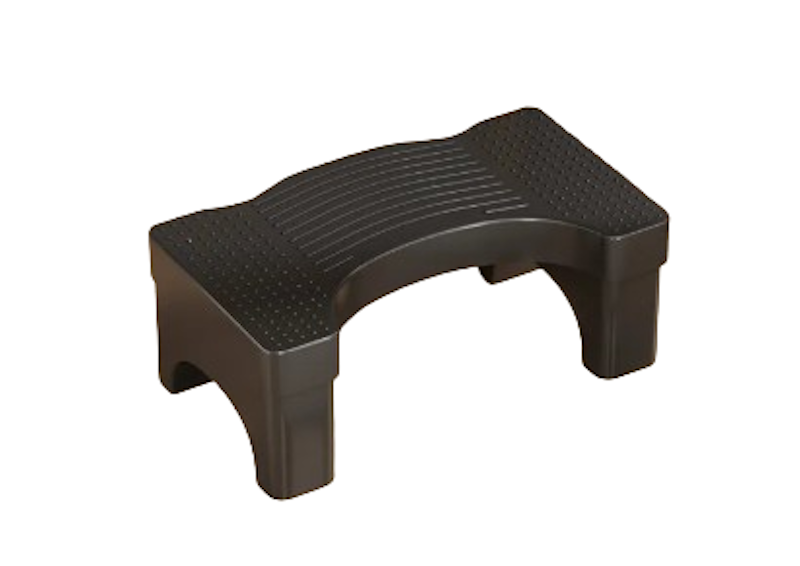 Ergonomic Under-Desk Footrest Prevents Crossing Legs Foot Stool 1
