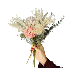 Dandelion Eucalyptus Hybrid Bouquet