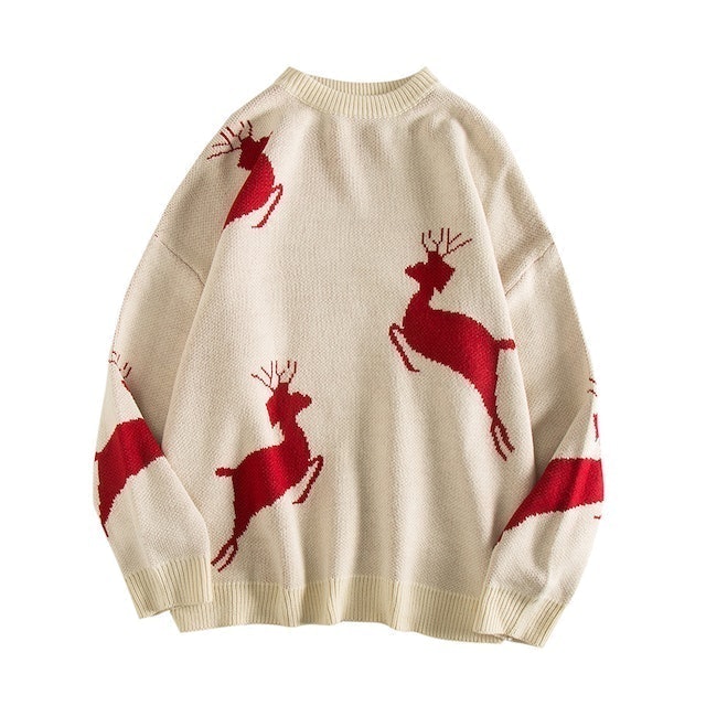 Christmas Printed Deer Sweater 2