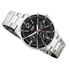 Analog Stainless Steel Strap Watch