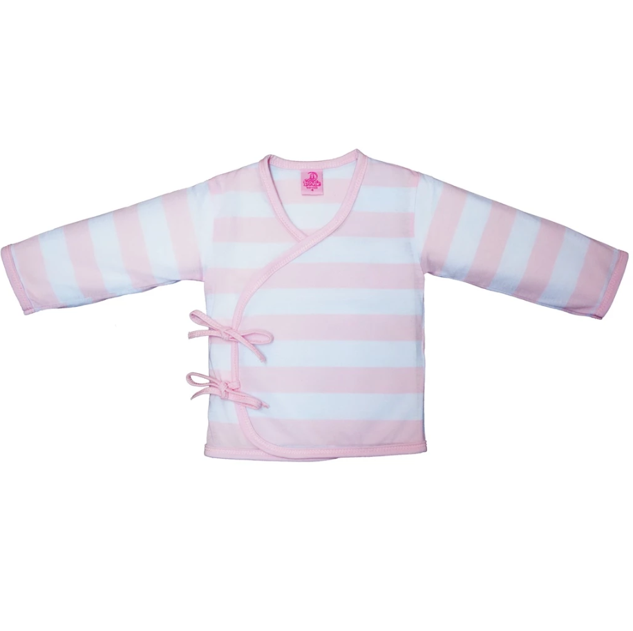 3-Piece Newborn Baby Cotton Long-Sleeved Tie-Side 3in1 Set 2