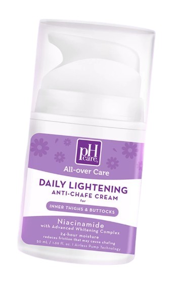 All-Over Care Daily Lightening Anti-Chafe Cream with Niacinamide 	 1