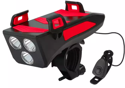 4-in-1 Bicycle Phone Holder Headlight 1