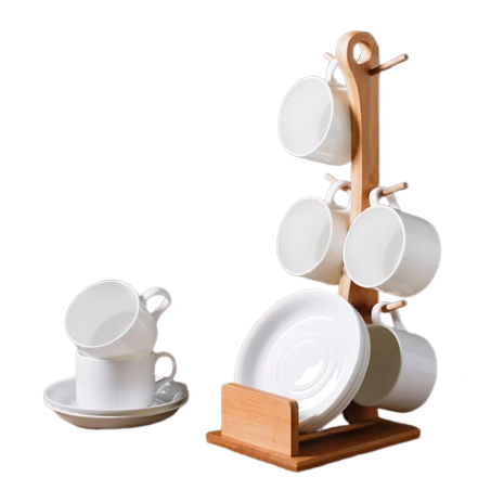 Bamboo Mug Holder  2