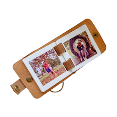 Personalized Mini Vintage Leather Album