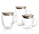 Daidokoro PH Double-Wall Glass Set With Handle and Bamboo Lid 1
