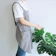 Hanging Neck Cross-Back Apron 1