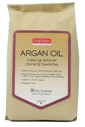 Argan Oil Make-Up Remover Cleansing Towelettes 	 1