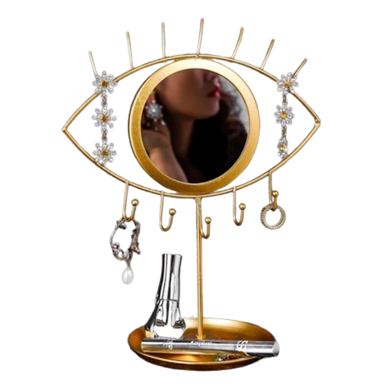 Vanity Mirror With Jewelry Organizer 1