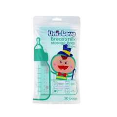 Green Breastmilk Storage Bags