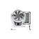 Jiditech 6″ Solar Fan With Led Light 1