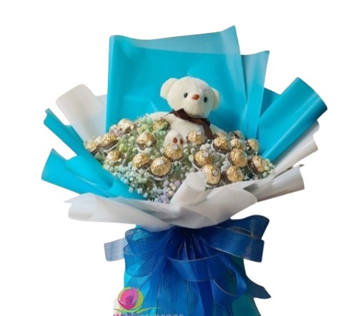Cuddle Bear Chocolate Bouquet	  1