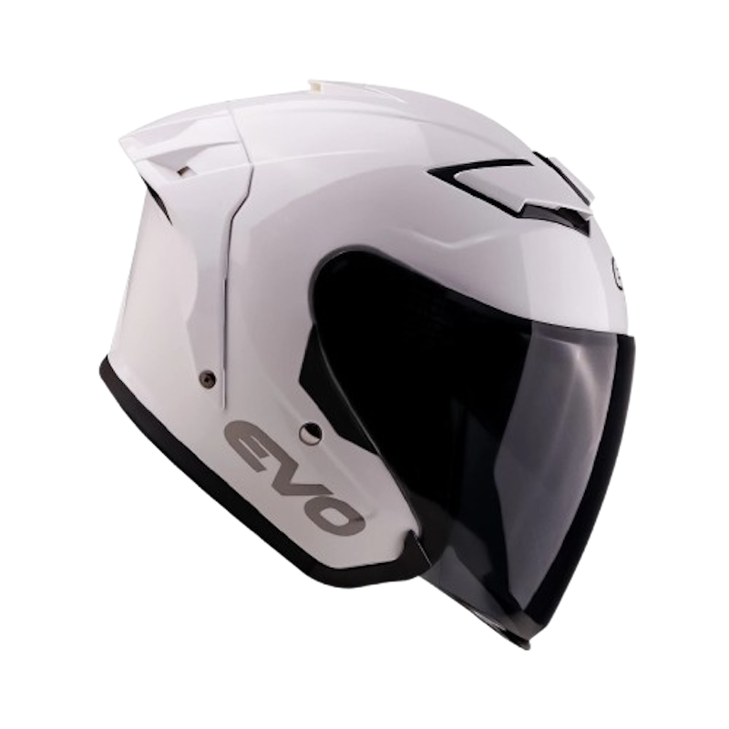 Plain Half Face Dual Visor Helmet 1
