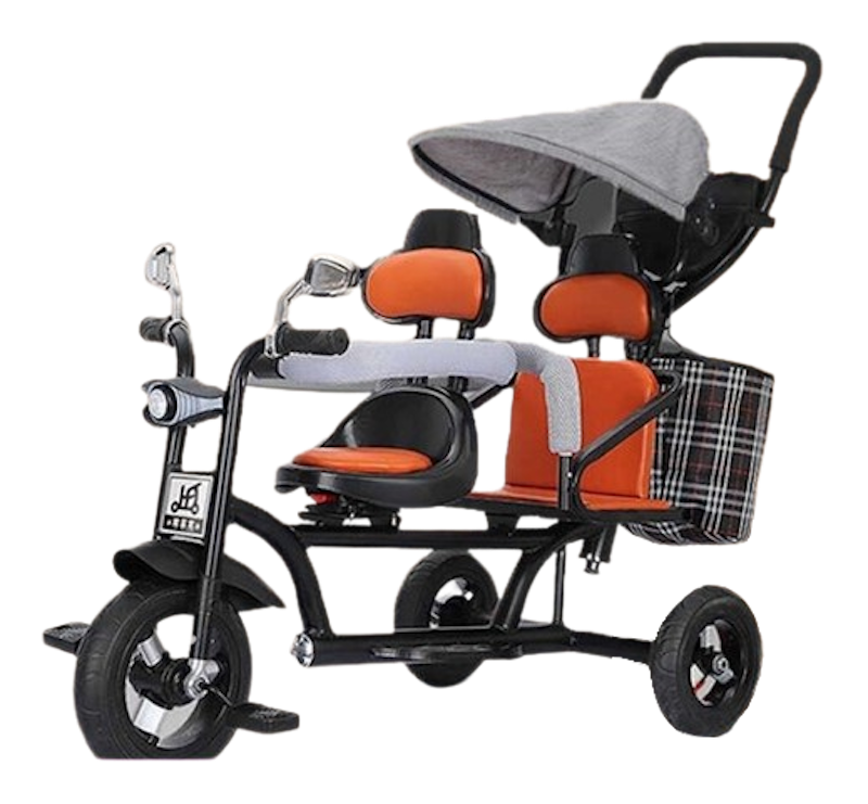 Twin Stroller Detachable Portable Adjustable Tandem Folding Travel System 1