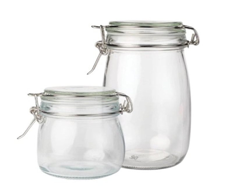 Glass Jar with Airtight Lid 1