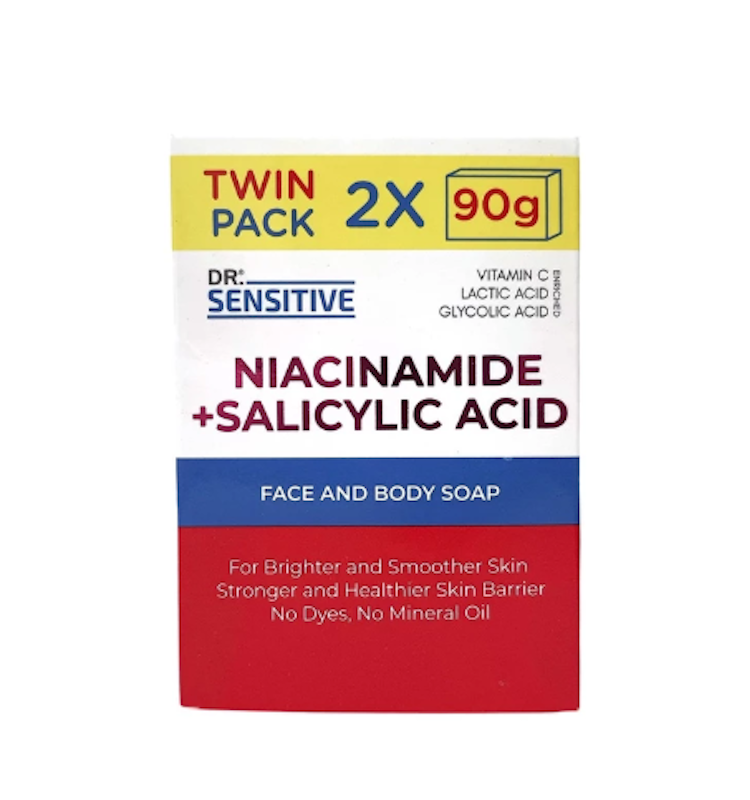 Niacinamide + Salicylic Acid Face and Body Bar Soap 1