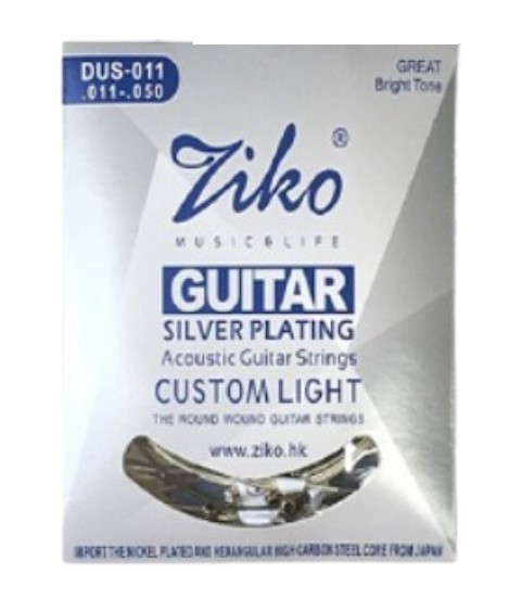 Custom Light Acoustic Guitar Strings	  1