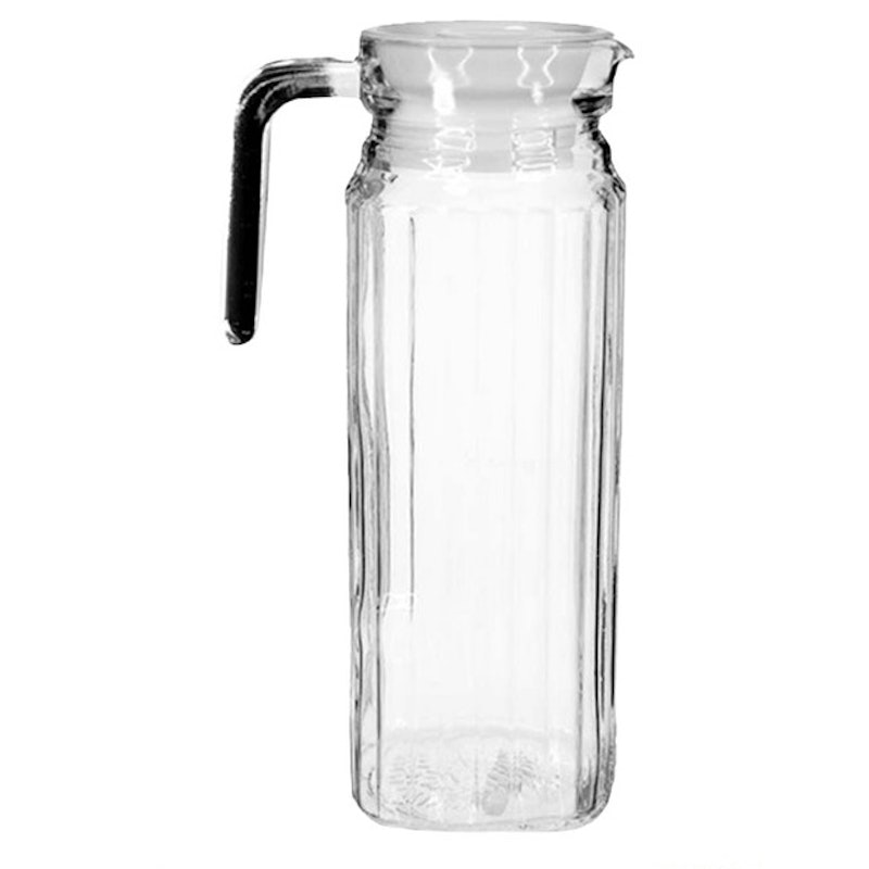 Glass Pitcher With Lid 1