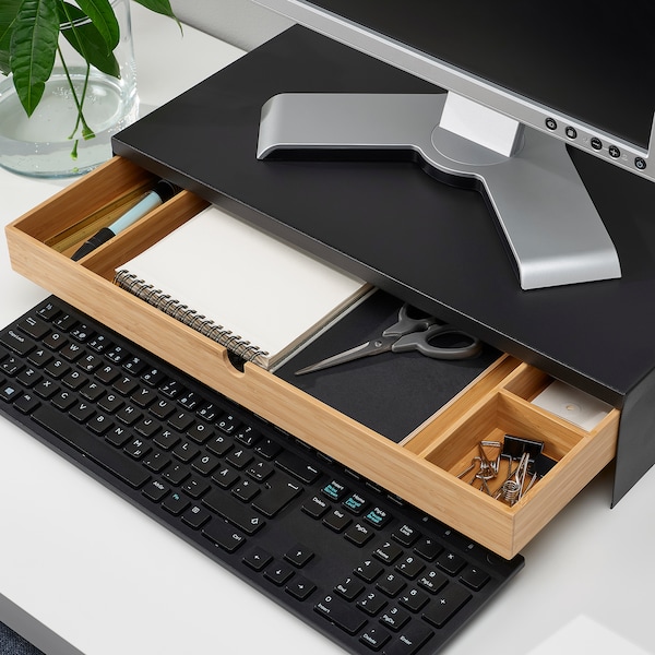 EELOVEN Monitor Stand With Drawer 3