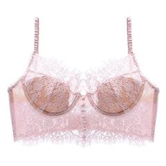 Ultra Thin Lace Flower Embroidery Bralette