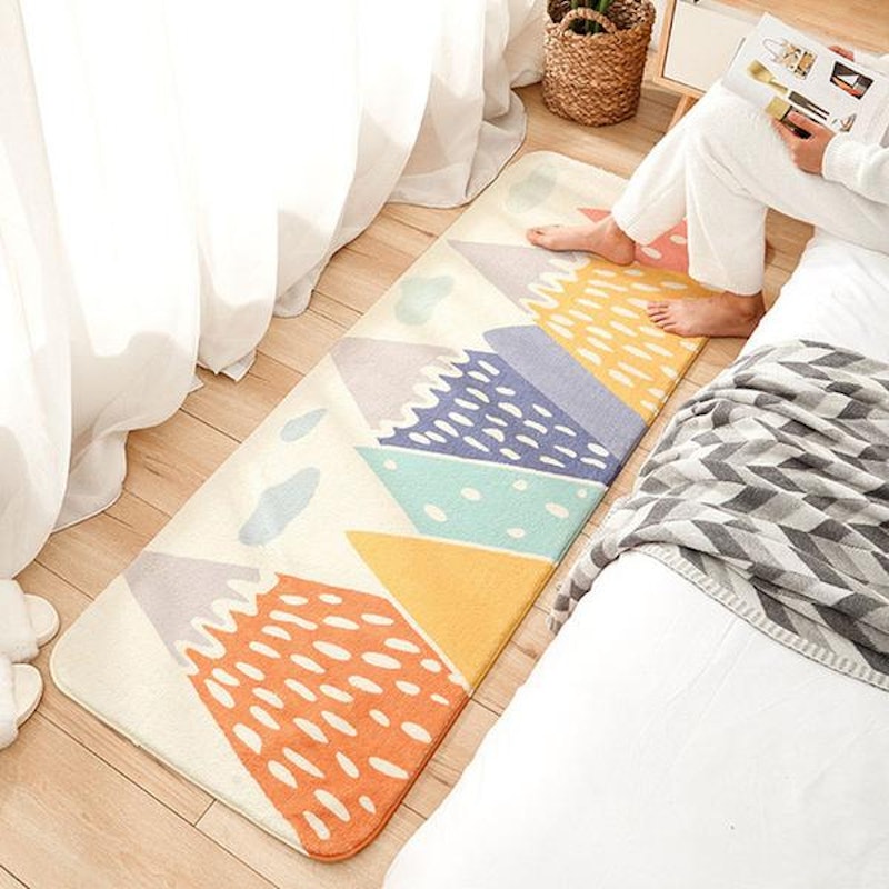 Printed Furry Nursery Rugs 4