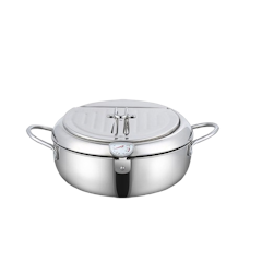 Deep Fryer Pan with Thermometer