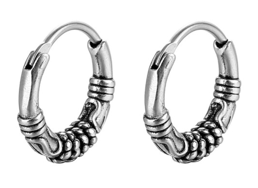 Vintage Geometric Pattern Men's Earrings	  1