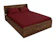 Angbon Plain Cotton 3-In-1 Single Size Bed Sheet 1