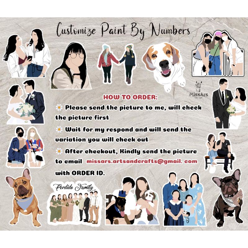 Customized Paint By Numbers Kit 1