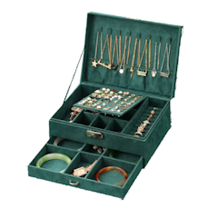 Large Flannel Jewelry Box