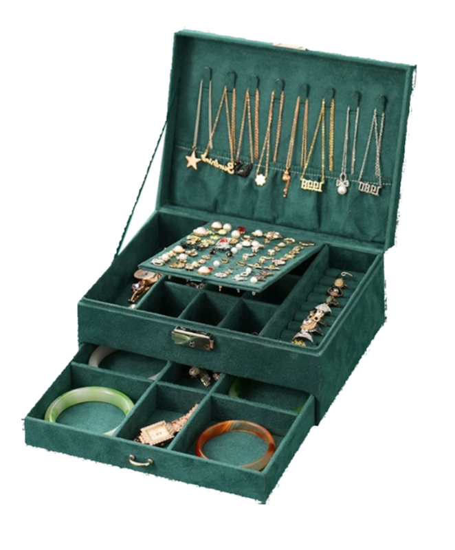 Large Flannel Jewelry Box 1