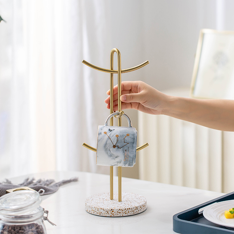 Metal Mug Holder With 6 Hooks 3