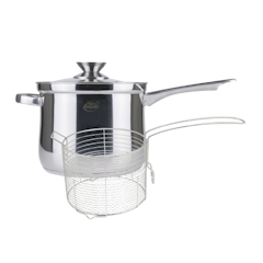 Stainless Steel Deep Fryer with Lid