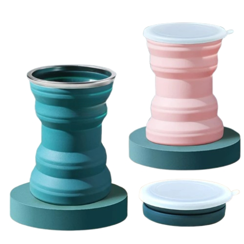 Portable Folding Silicone Water Cup  1