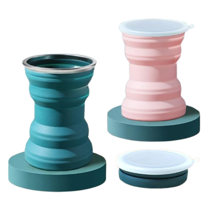 Portable Folding Silicone Water Cup 1